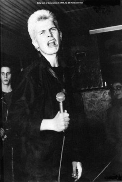 Billy Idol of Generation X greets Greenwich