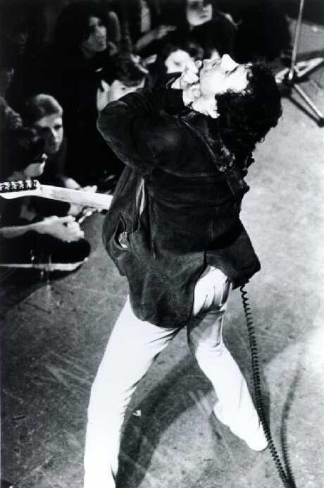 Hugh suffering convictions at the Roundhouse January 77 