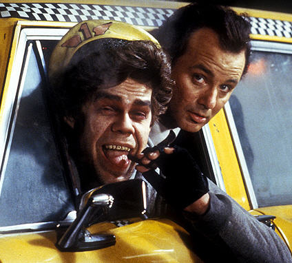 David Johansen & Bill Murray in Scrooged! 1988 (Joe Donnelly)