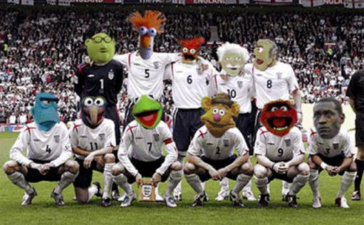 Englands muppets (courtesy of Paul k.)