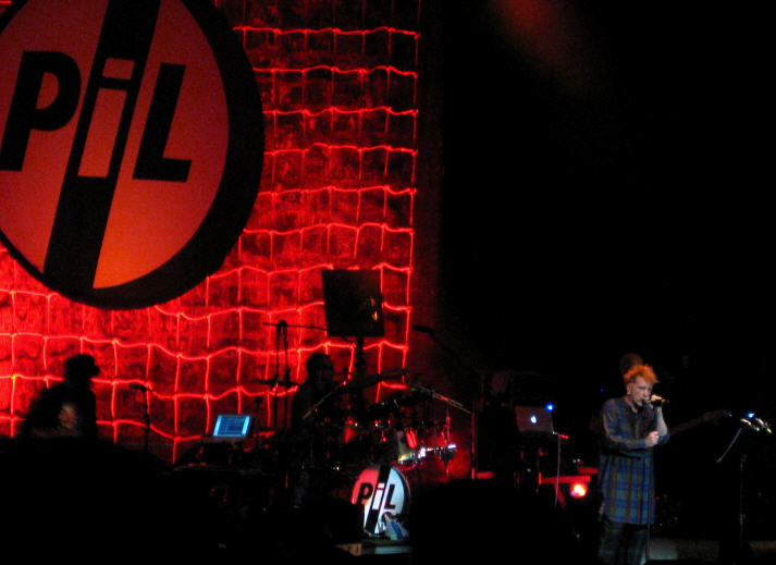 PiL on stage at Brixton (Maggoty Anne)