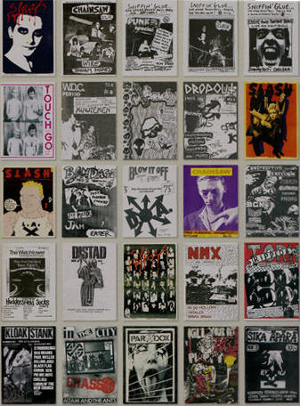 A selection of Punk Fanzines 