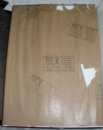 SEX & SEDITIONARIES Brown paper bag (Joe Donnelly) 