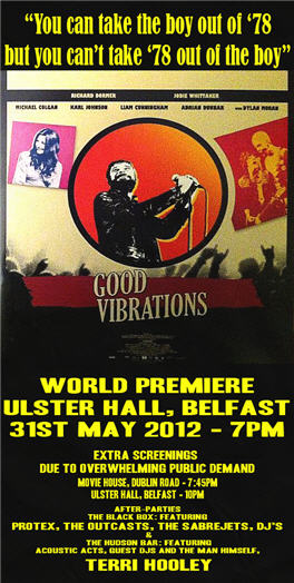 Good Vibrations film poster ($$)