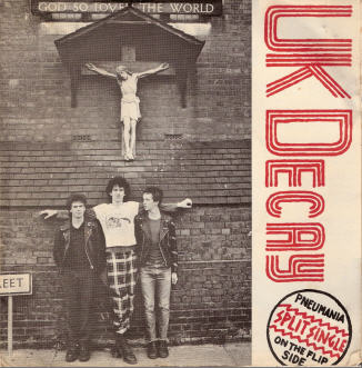 UK Decay debut split 45 (1979)
