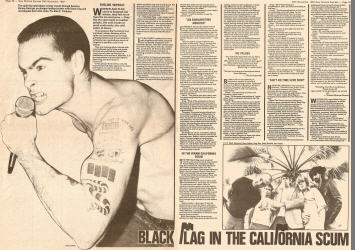 Black Flag interview montage NME November 20th 1982 (DC Collection)