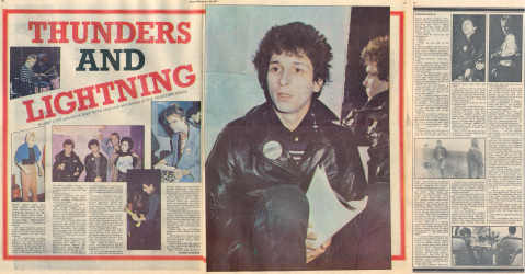 Johnny Thunders & The Heartbreakers NME May 28th 1977