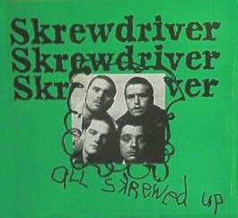 Skrewdrivers debut LP 'All Skrewed Up' 1977