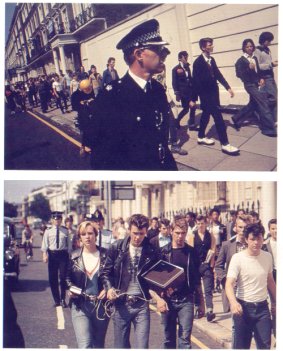 Gangs of Teds invade the Kings Rd, London Summer 77 (DC Collection)
