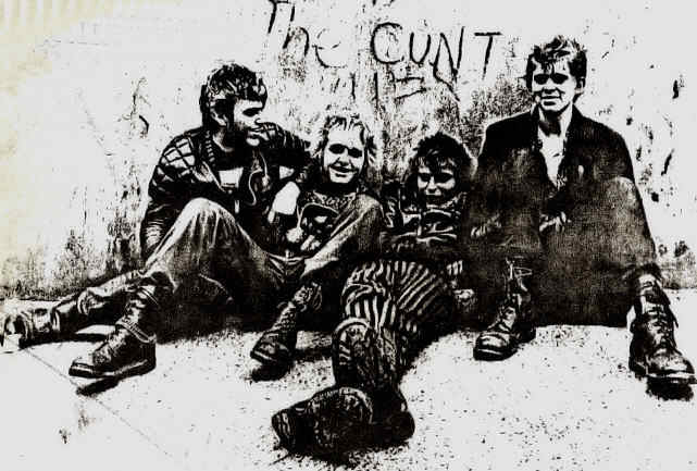Photostat of the band courtesy of 'Blow Your Mind With the Cult Maniacs' lyric zine (DC Archives)