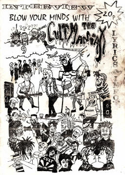 'Blow Your Minds With The Cult Maniax' lyric info zine by Higgs (1983) (DC Archives)
