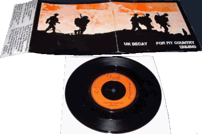 UK Decay 'For My Country' (Fresh 14) 1980 (DC Collection)