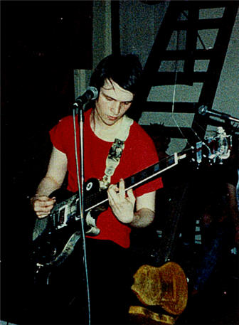 Nick Blinko in his snarling early 80's heyday