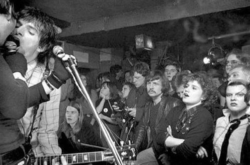 The Damned live watched by Su Catwoman amongst others